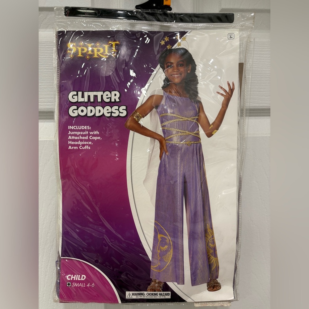 Child’s Spirit Halloween Glitter Goddess Size S 4-6